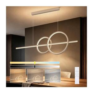 Imagine BRILAGI - Lustru LED reglabil pe cablu SIGNATURE LED/53W/230V 120 cm bej + telecomandă