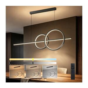 Imagine BRILAGI - Lustră LED reglabilă pe cablu SIGNATURE LED/53W/230V 120 cm neagră + telecomandă