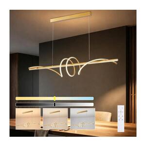Imagine BRILAGI - Lustru LED dimabil pe cablu SIGNATURE LED/50W/230V 120 cm auriu + telecomandă