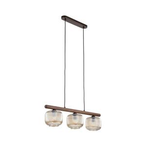 Imagine Candelabru pe cablu SALVIA 3xE14/10W/230V maro/maro fumuriu