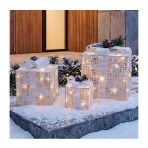 Imagine BRILAGI - Set cu 3 LED-uri, decorațiuni de Crăciun pentru exterior, LED/230V IP44, cadouri