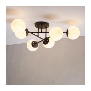 Imagine Lustră aplicată MALENA 6xE14/5W/230V maro/alb