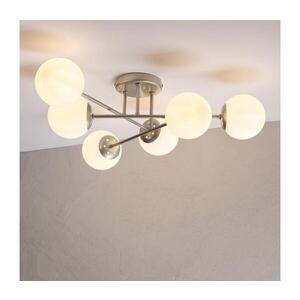 Imagine Lustră aplicată MALENA 6xE14/5W/230V crom mat/alb