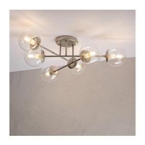 Imagine Lustră de tavan aplicată MALENA 6xE14/5W/230V crom mat/clar
