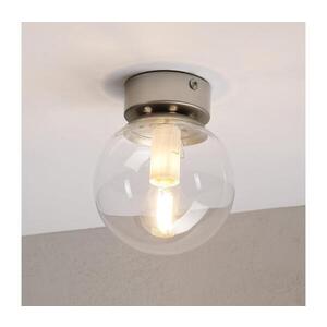 Imagine Plafonieră ELIAS 1xE14/5W/230V Ø 13 cm crom mat/sticlă clară