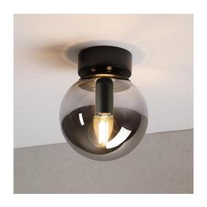 Imagine Plafonieră ELIAS 1xE14/5W/230V Ø 13 cm negru/gri fumuriu