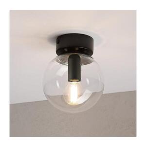 Imagine Plafonieră ELIAS 1xE14/5W/230V Ø 13 cm neagră/transparentă