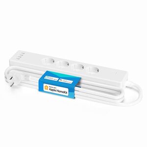 Imagine Prelungitor inteligent Meross MSS425F cu 4 Prize & 4 Porturi USB, Lungime 1.8 m, Wi-Fi, Control aplicatie