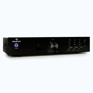 Imagine Auna AV2-CD508BT, amplificator HiFi negru, AUX, bluetooth