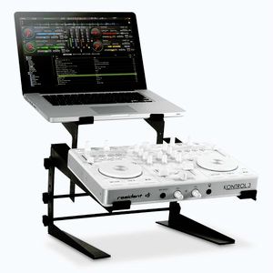 Imagine Resident DJ DJX-250 suport pentru Notebook și mixer / controler, negru