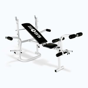 Imagine KLARFIT Banca exerciții HB3BC-W Armcurler picior gantera curl bare alba