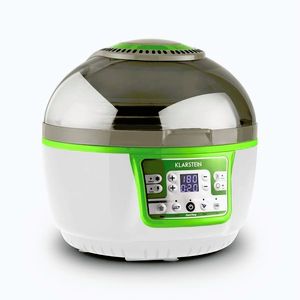 Imagine Klarstein VitAir Turbo, friteuză cu aer cald, 1400 W, 10 l, verde-alb