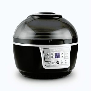 Imagine Klarstein Vitair Turbo, 1400 W, 10 L, friteuză, grill, coacere, gri-negru