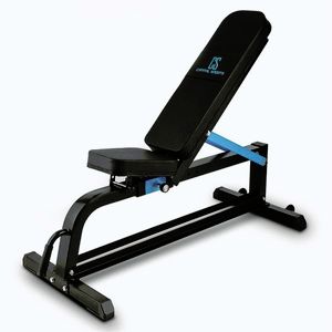 Imagine Capital Sports Ad Doar Greutate Bench reglabil banca plata 300 kg de oțel negru