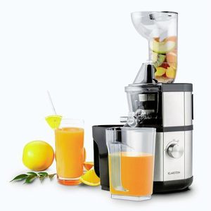 Imagine Klarstein Fruitberry storcător lent 400W 60 rot./min. țeavă de umplere Ø 7, 5cm din oțel inoxidabil