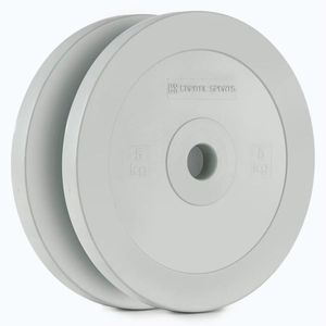 Imagine Capital Sports CAPITAL DE SPORT pereche plăci de greutate disc de arta din cauciuc de culoare roșie 5 kg