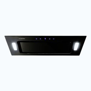 Imagine Klarstein HEKTOR SL, hotă de aburi, iluminare, filtru din aluminiu, timer, negru