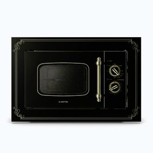 Imagine Klarstein Victoria 20, cuptor cu microunde încorporabil, 20 l, 800 W, grill: 1000 W, negru