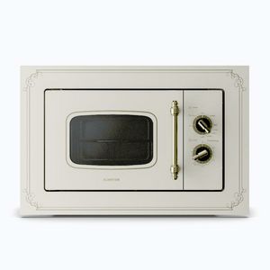 Imagine Klarstein Victoria 20, cuptor cu microunde încorporabil, 20 l, 800 W, grill: 1000 W, alb-mat