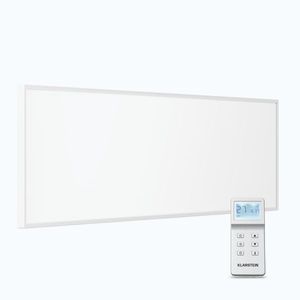 Imagine Klarstein Wonderwall 30, Încălzitor cu infraroșu, 30x100cm, 300W, Cronometru săptămânal, IP24