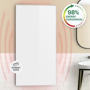 Imagine Klarstein Wonderwall Air 72, încălzitor cu infraroșu, 120 x 60 cm, 720 W, montat pe perete, telecomandă, alb