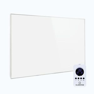 Imagine Klarstein Wonderwall Air Art 96, încălzitor cu infraroșu, 120 x 81cm, 960 W, montat pe perete, telecomandă, alb