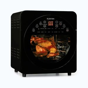 Imagine Klarstein AeroVital, easy touch, friteuză cu aer cald, 1700W, 14l, 16 programe, neagră
