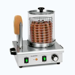 Imagine Klarstein Wurstfabrik 550, aparat pentru preparat Hot Dog, 550 W, 5 litri, 30 - 100 °C, oțel inoxidabil