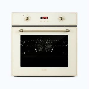 Imagine Klarstein Elizabeth, cuptor încorporat, design retro, 6 funcții, 50 - 250 ° C, crem