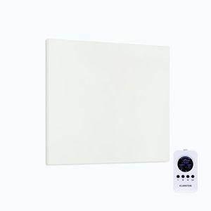 Imagine Klarstein Wonderwall Air Infinite, încălzitor cu infraroșu, 60 x 50 cm, 300 W, montat pe perete, telecomandă, alb