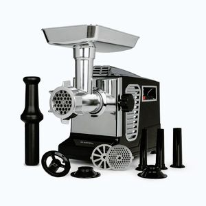 Imagine Klarstein Mașină de tocat carne electrică 700 W motor cupru, inox, pentru tocat, cârnați, kebbe