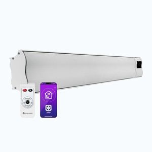 Imagine Blumfeldt Cosmic Beam Smart 24, încălzitor cu infraroșu, 2400 W, control prin aplicație, alb