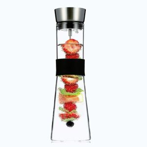 Imagine Klarstein Glaswerk Sile, carafă, 1 litru, sticlă borosilicată, țepușă pentru fructe