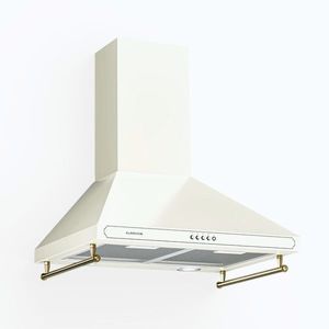 Imagine Klarstein Victoria, hotă extractoare, 60 cm, design retro, 630 m³ / h, 2 lumini LED