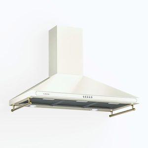 Imagine Klarstein Victoria 90, hotă extractoare, 90 cm, design retro, 630 m³ / h, 2 lumini LED