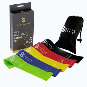 Imagine Capital Sports Uros Mini, extensoare, set de 5 bucăți, benzi fitness, cerc închis, 100 % latex