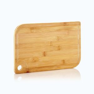 Imagine Klarstein Batvik, blat pentru tocat din bambus, 38 × 1, 5 × 27 cm (L x Î x l), blând cu cuțitele, canelură pentru prinderea sucului