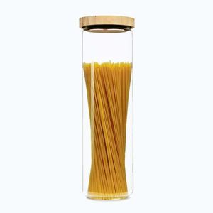 Imagine Klarstein Recipient de depozitare, cu capac de bambus, 1700 ml, stivuibil, etanș