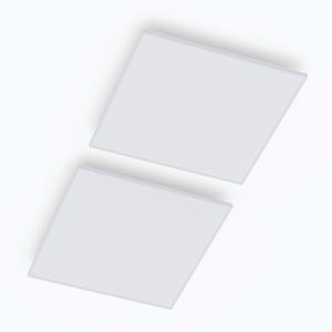 Imagine Klarstein Wondersky, Încălzitor infraroșu de tavan, set de 2 încălzitoare, 350 W 60 x 6, 5 x 60 cm (L x Î x l) IP44