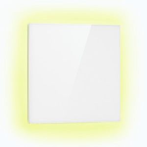 Imagine Klarstein Mojave 500 încălzitor inteligent 2 în 1 Convector cu infraroșu 60x60cm 500W iluminat RGB