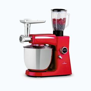 Imagine Klarstein Renata Rossa, robot de bucătărie, 3 în 1 2000 W / 2, 7 PS, 10 litri, oțel inoxidabil, fără BPA