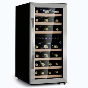 Imagine Klarstein Vinamour 33 Duo frigider de vin 2 zone 89 L / 33 sticle 5-18°C Touch