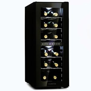 Imagine Klarstein Shiraz 12 Duo frigider de vin 2 zone 42L/12 sticle 5-12 / 12-18 °C Touch