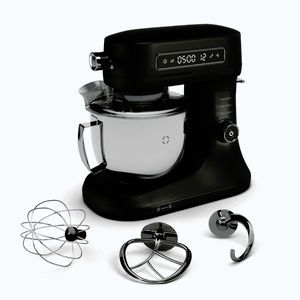 Imagine Klarstein Robot de bucătărie Chiara, 1600 W, 12 setări, Bol din oțel inoxidabil, Afișaj LCD, Accesorii incluse