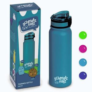 Imagine Klarstein schmatzfatz sticlă izolatoare pentru copii 550 ml oțel inoxidabil | ABS | fără BPA