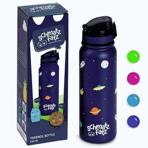 Imagine Klarstein schmatzfatz sticlă izolatoare pentru copii 550 ml oțel inoxidabil | ABS | fără BPA