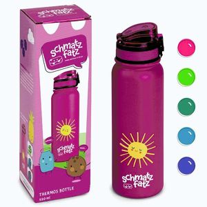 Imagine Klarstein schmatzfatz sticlă izolatoare pentru copii 550 ml oțel inoxidabil | ABS | fără BPA