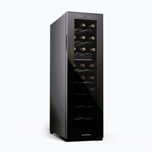Imagine Klarstein Shiraz 24 Duo, frigider pentru vin, 2 zone, 75 l / 24 sticle, 5-18 / 5-18 °C, control tactil