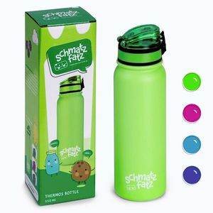 Imagine Klarstein schmatzfatz sticlă izolatoare pentru copii 550 ml oțel inoxidabil | ABS | fără BPA