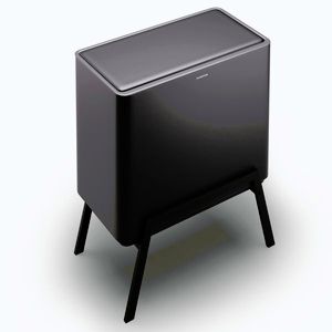 Imagine Klarstein Yuma, coș de gunoi, 40 l, inclusiv compostor, cu picioare, filtru de mirosuri
